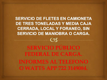 Fletes Sanchez en San Francisco Tlalcilalcalpan