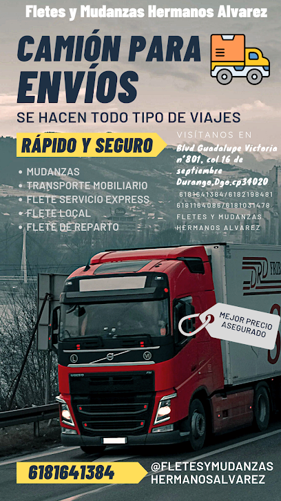 Fletes y Mudanzas Hermanos Alvarez en Durango