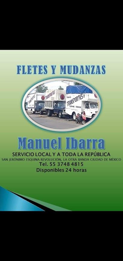 Fletes y Mudanzas Manuel Ibarra en Alvaro Obregon