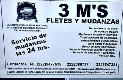 MUDANZAS 3M’S en Heroica Puebla de Zaragoza